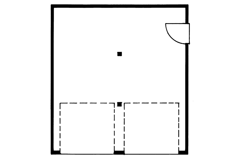Home Plan - Floor Plan - Main Floor for Colonial House Plan #47-1064, 0 bath