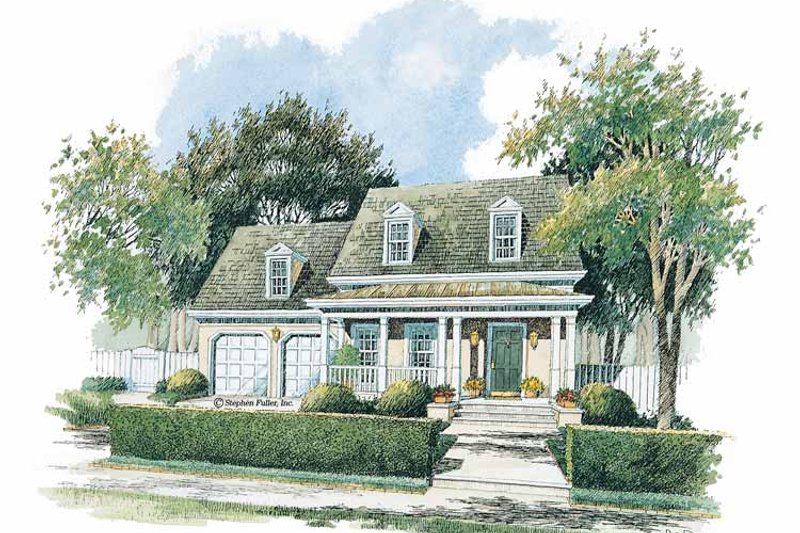 House Plan Design - Colonial Exterior - Front Elevation Plan #429-236