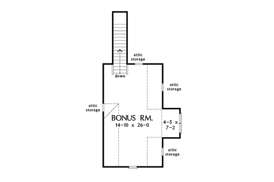 Floor Plan - Other Floor for Country House Plan #929-969 - 4 bed, 3 bath