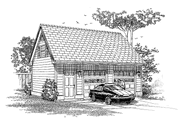 Colonial Style House Plan - 0 Beds 0 Baths 1148 Sq/Ft Plan #47-1069 