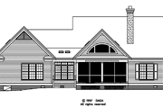 Country Style House Plan - 3 Beds 2 Baths 1652 Sq/Ft Plan #929-393 