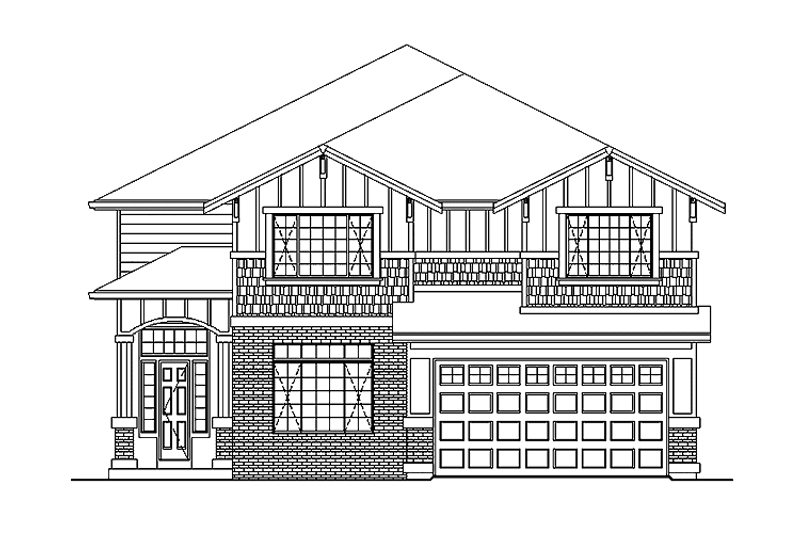 Architectural House Design - Contemporary Exterior - Front Elevation Plan #951-6