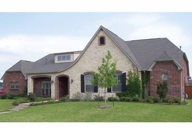 Dream House Plan - Exterior - Front Elevation 3 for Tudor House Plan #84-716 - 4 bed, 3.5 bath