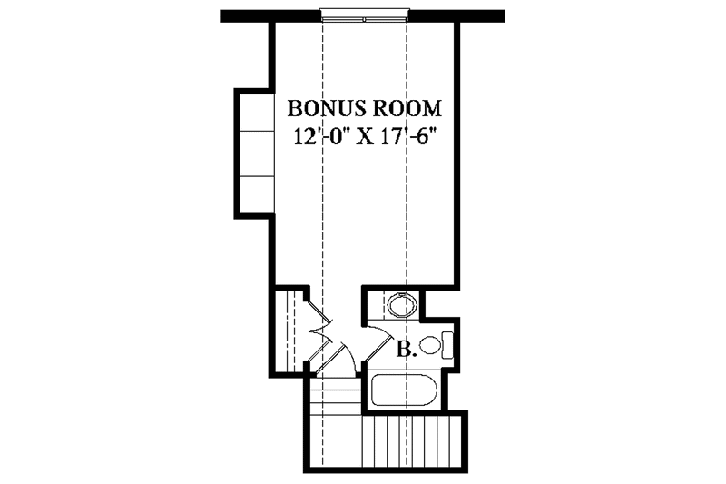 Home Plan - Floor Plan - Upper Floor for Colonial House Plan #1054-2 - 3 bed, 2.5 bath