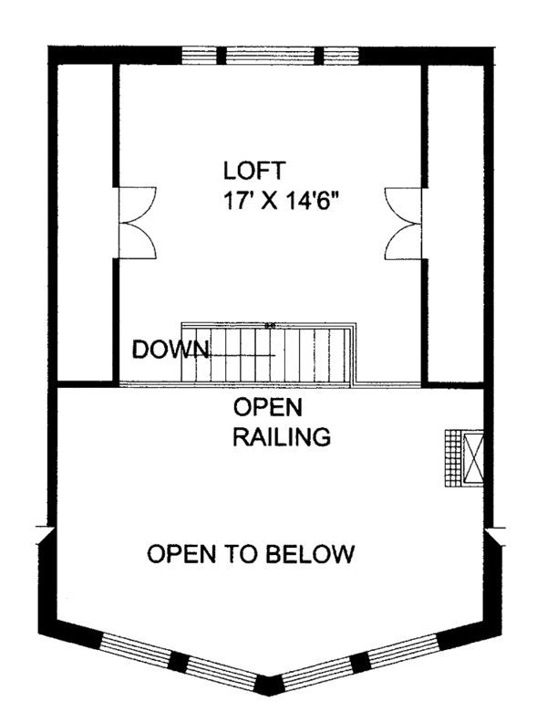 House Plan Design - Country Floor Plan - Upper Floor Plan #117-816