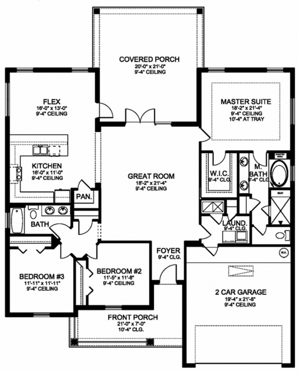 Dream House Plan - Traditional Floor Plan - Other Floor Plan #1058-118