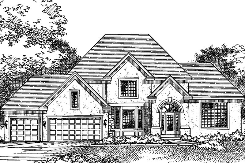 Home Plan - Exterior - Front Elevation 3 for Traditional House Plan #51-836 - 3 bed, 2.5 bath