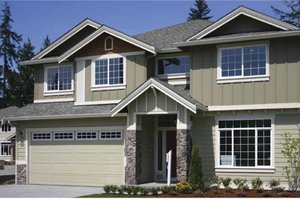 Contemporary Exterior - Front Elevation Plan #951-22