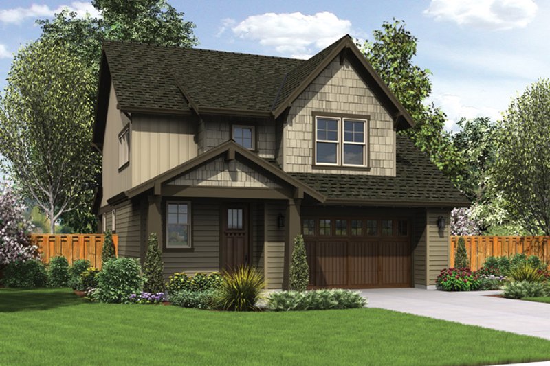 Dream House Plan - Craftsman Exterior - Front Elevation Plan #48-906
