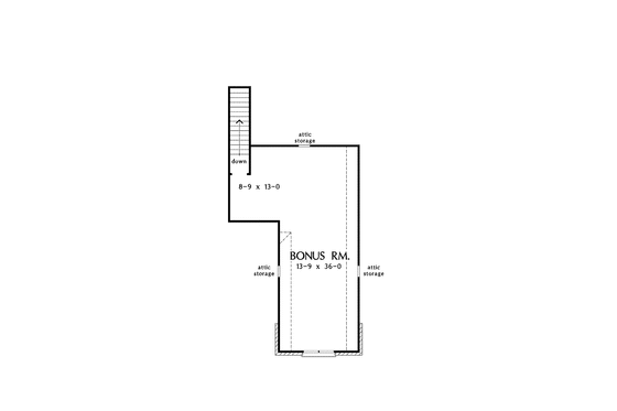 Floor Plan - Other Floor for Craftsman House Plan #929-848 - 4 bed, 3 bath