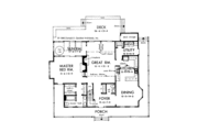 Country Style House Plan - 3 Beds 2.5 Baths 2099 Sq/Ft Plan #929-66 Floor 