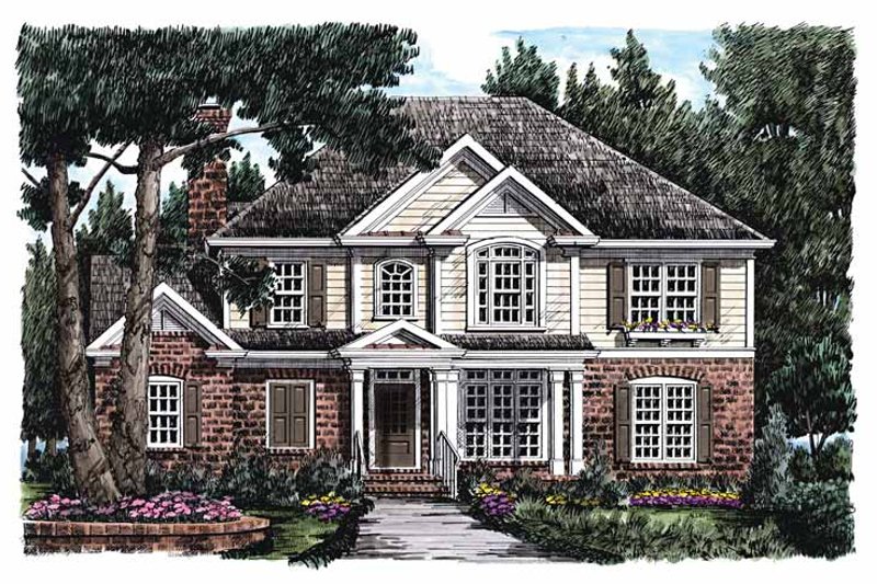 Home Plan - Colonial Exterior - Front Elevation Plan #927-835