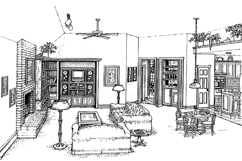 Dream House Plan - Interior - Other for Traditional House Plan #310-1086 - 4 bed, 3.5 bath