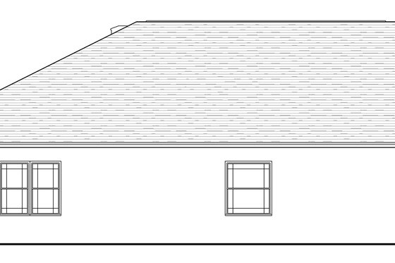 Exterior - Other Elevation 1 for Craftsman House Plan #1058-72 - 3 bed, 2 bath