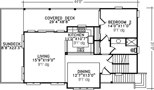 Dream House Plan - Mediterranean Floor Plan - Main Floor Plan #991-17