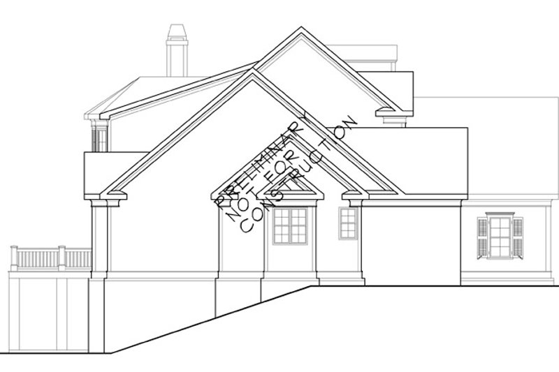 House Plan Design - Exterior - Other Elevation for Country House Plan #927-414 - 5 bed, 4 bath