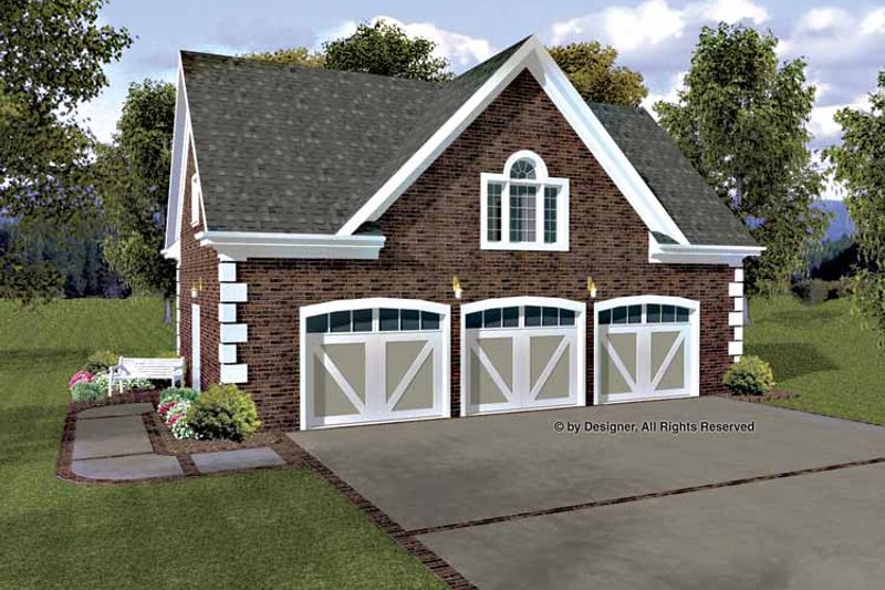 House Plan Design - Colonial Exterior - Front Elevation Plan #56-674