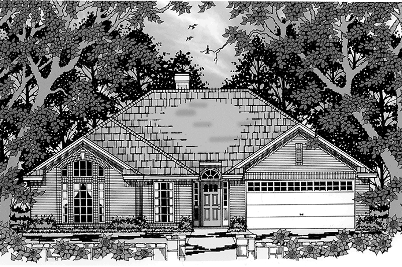 House Plan Design - European Exterior - Front Elevation Plan #42-439