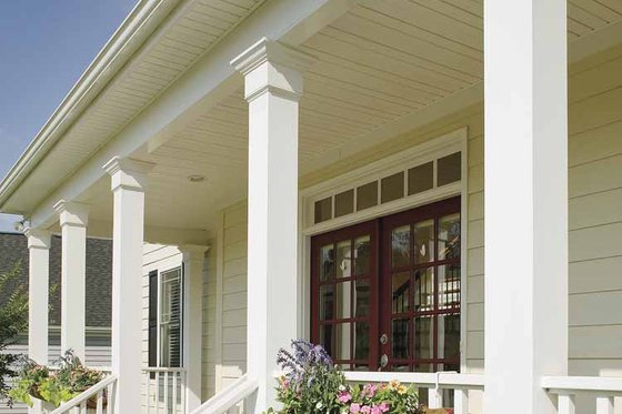 Exterior - Front Elevation 8 for Country House Plan #929-502 - 4 bed, 2.5 bath