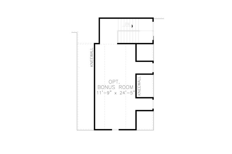 House Plan Design - Floor Plan - Upper Floor for Farmhouse House Plan #54-387 - 3 bed, 2 bath
