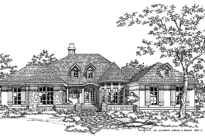 Dream House Plan - Country Exterior - Front Elevation Plan #929-400