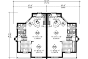 Modern Style House Plan - 3 Beds 1.5 Baths 2998 Sq/Ft Plan #25-321 