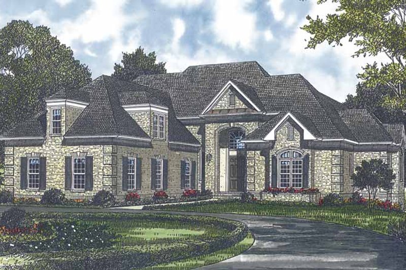 Dream House Plan - Traditional Exterior - Front Elevation Plan #453-562
