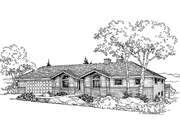 Prairie Style House Plan - 4 Beds 3.5 Baths 2761 Sq/Ft Plan #60-1031 