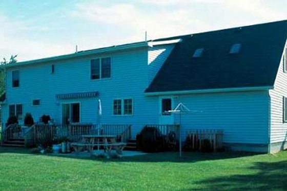 Exterior - Rear Elevation for Country House Plan #312-484 - 3 bed, 2 bath