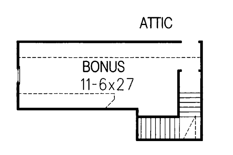 Home Plan - Floor Plan - Other Floor for Traditional House Plan #15-297 - 3 bed, 2.5 bath