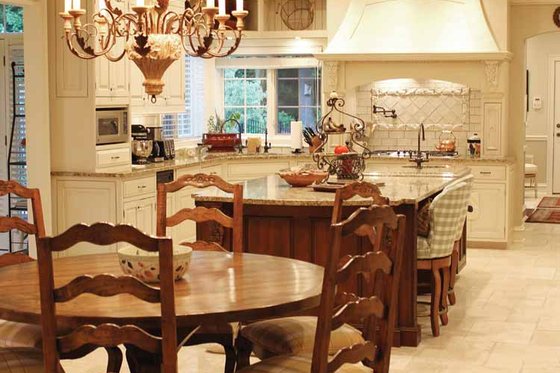 Interior - Kitchen for European House Plan #928-65 - 4 bed, 5.5 bath