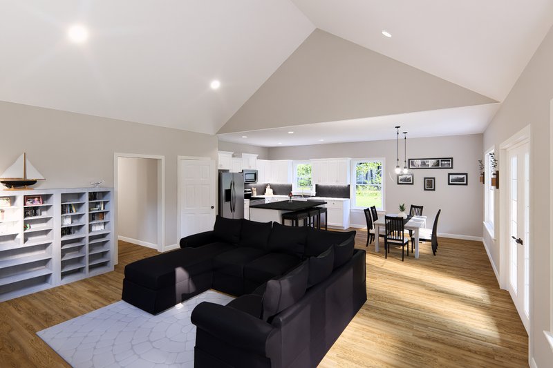 House Plan Design - Interior - Family Room for Cottage House Plan #513-2263 - 3 bed, 2.5 bath