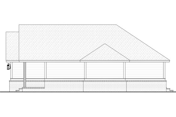 Exterior - Other Elevation 1 for Country House Plan #430-262 - 3 bed, 2 bath