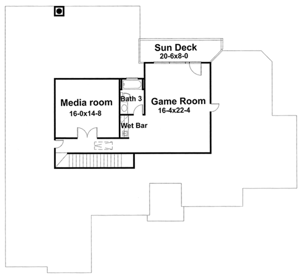 Dream House Plan - Traditional Floor Plan - Upper Floor Plan #120-232