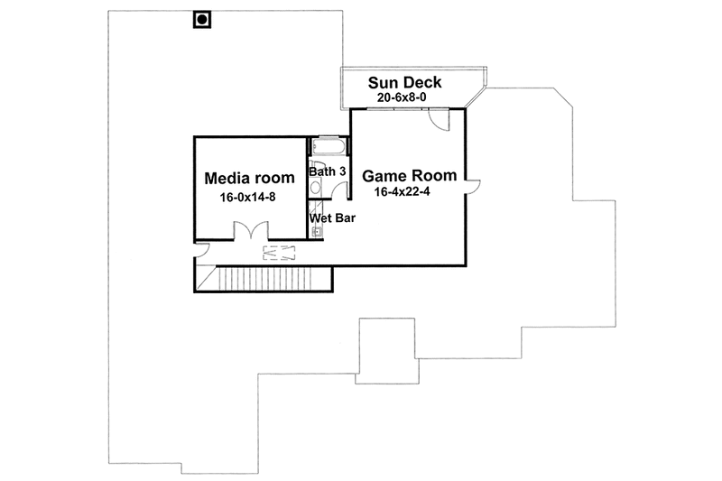 Dream House Plan - Floor Plan - Upper Floor for Traditional House Plan #120-232 - 3 bed, 3.5 bath
