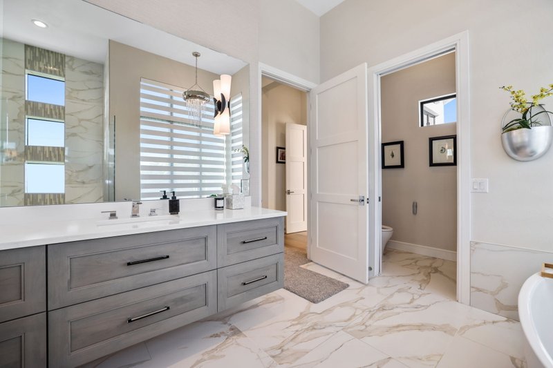 House Blueprint - Interior - Master Bathroom 3 for Contemporary House Plan #930-533 - 3 bed, 3 bath