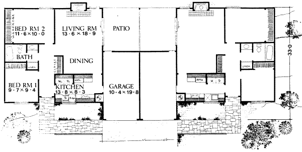 Ranch Floor Plan - Main Floor Plan #303-221