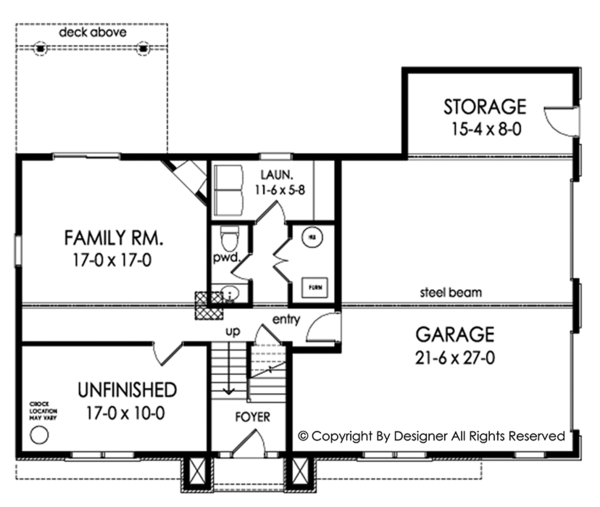 Contemporary Floor Plan - Other Floor Plan #1010-203