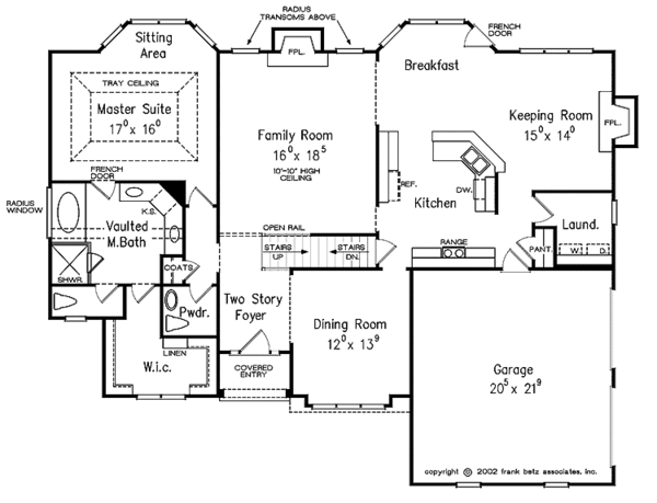 Dream House Plan - Country Floor Plan - Main Floor Plan #927-878