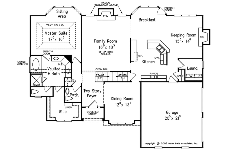 Home Plan - Floor Plan - Main Floor for Country House Plan #927-878 - 4 bed, 2.5 bath