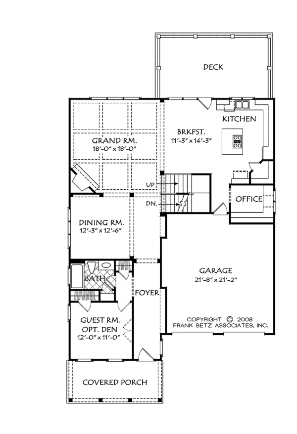 Architectural House Design - Country Floor Plan - Main Floor Plan #927-535
