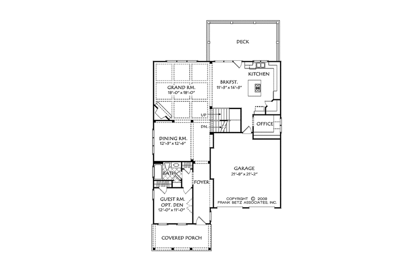Home Plan - Floor Plan - Main Floor for Country House Plan #927-535 - 4 bed, 3 bath