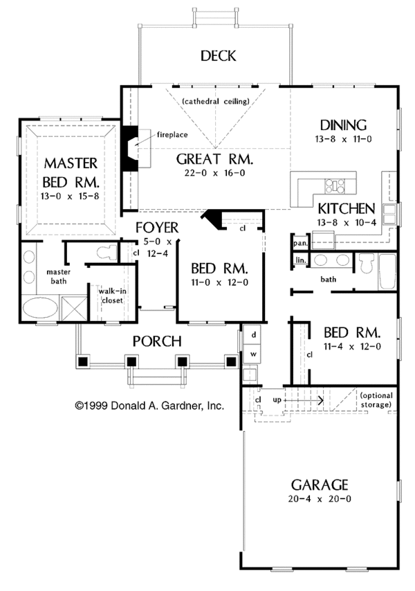Craftsman Floor Plan - Main Floor Plan #929-437