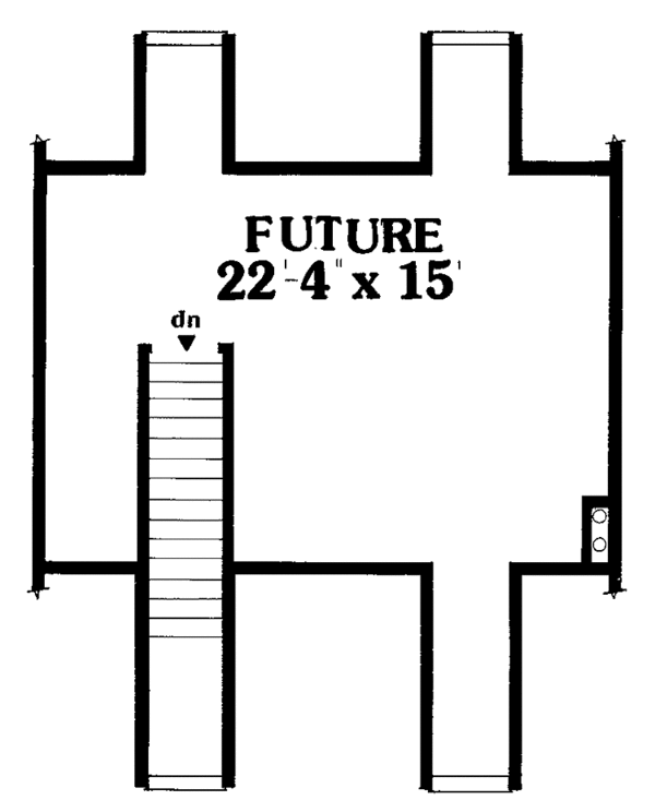 Architectural House Design - Country Floor Plan - Other Floor Plan #456-55