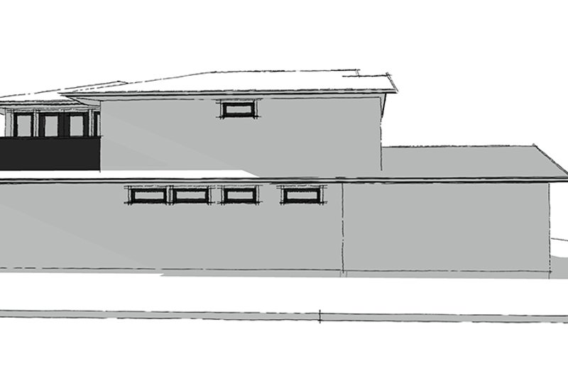 House Design - Exterior - Rear Elevation for Country House Plan #1101-35 - 4 bed, 3.5 bath