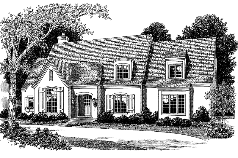 Dream House Plan - Exterior - Front Elevation 3 for Country House Plan #453-149 - 4 bed, 3.5 bath