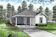 Ranch Style House Plan - 3 Beds 2 Baths 1070 Sq/Ft Plan #17-2809 