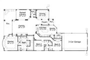 European Style House Plan - 3 Beds 2.5 Baths 2699 Sq/Ft Plan #411-873 