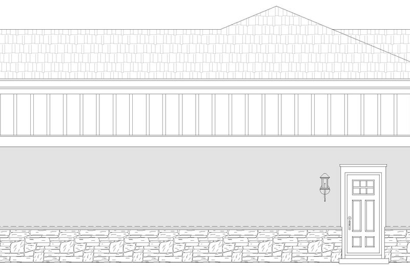 Architectural House Design - Exterior - Other Elevation 1 for Craftsman House Plan #932-377, 0 bath