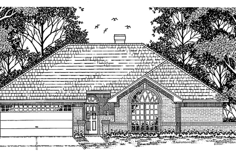 House Design - European Exterior - Front Elevation Plan #42-549